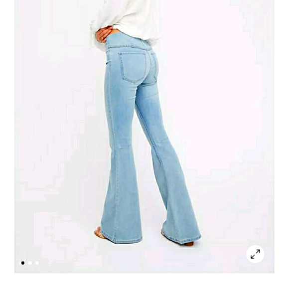 Free People Denim - As new free people pull on flare